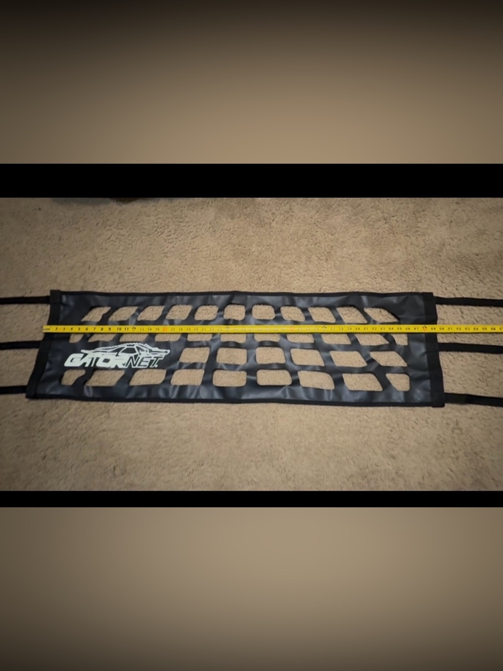 Gator net small/med tailgate net 48x15, barely used.